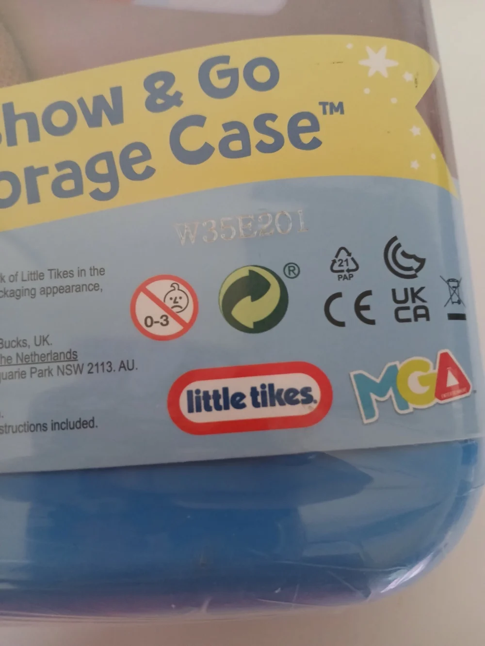 Little Tikes Story Dream Machine Show & Go Storage Case - Blue